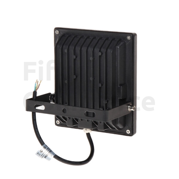 Led bouwlamp 20W zwart